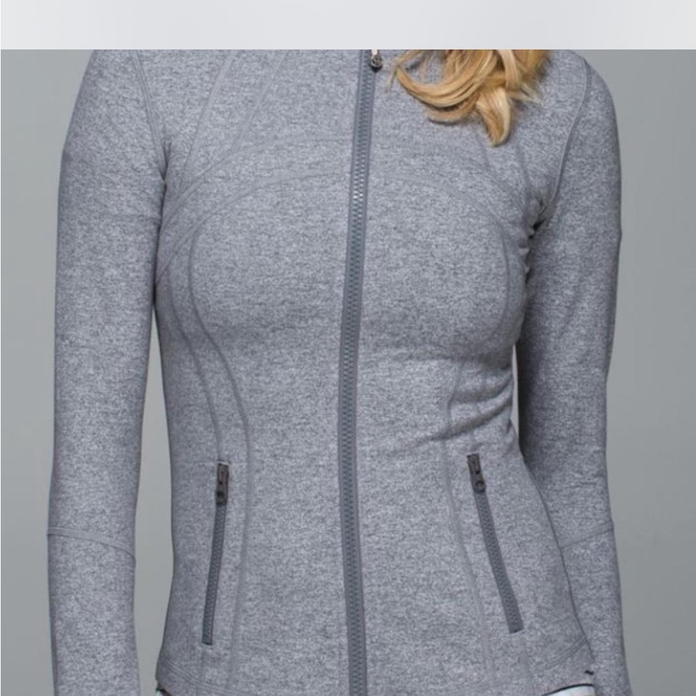 Lululemon define jacket in grey size 6